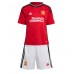 Camiseta Manchester United Mason Mount #7 Primera Equipación para niños 2023-24 manga corta (+ pantalones cortos)